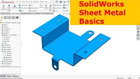 how to use solidworks sheet metal|solidworks sheet metal tutorial.